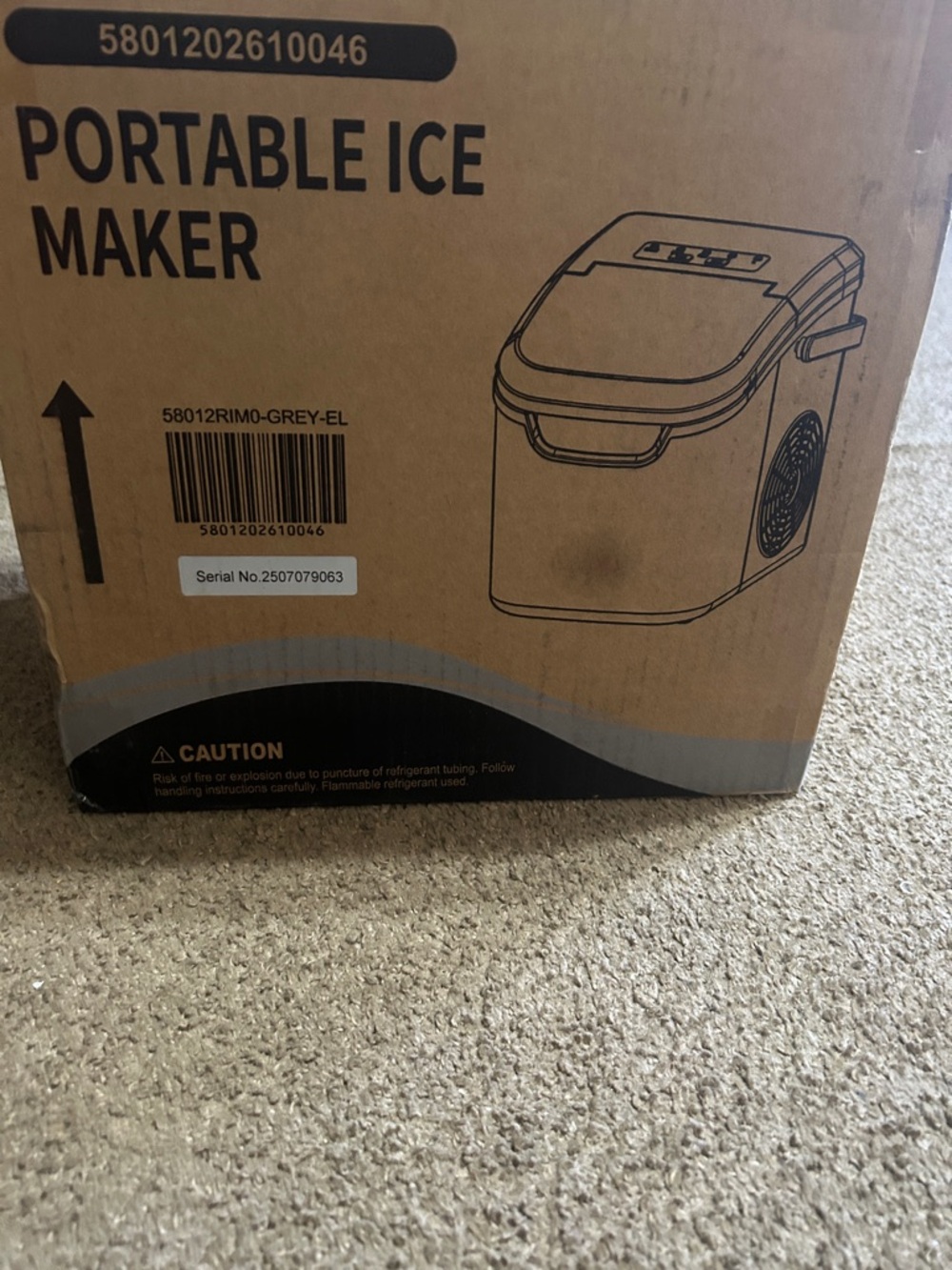 Portable Ice Maker - Grey